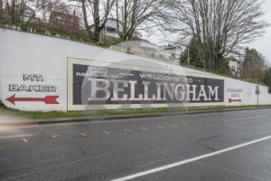 Welcome to Bellingham mural - Northwest Stock Images