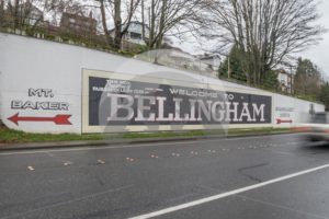 Welcome to Bellingham mural - Northwest Stock Images