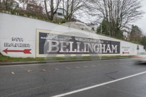 Welcome to Bellingham mural - Northwest Stock Images