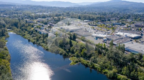 Sunset Pond and Sunset Square - Northwest Stock Images